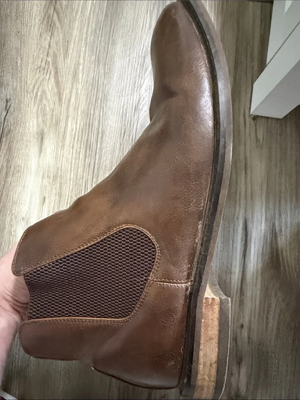 Men's Brown Chukka Boots - Casual Slip-On Leather